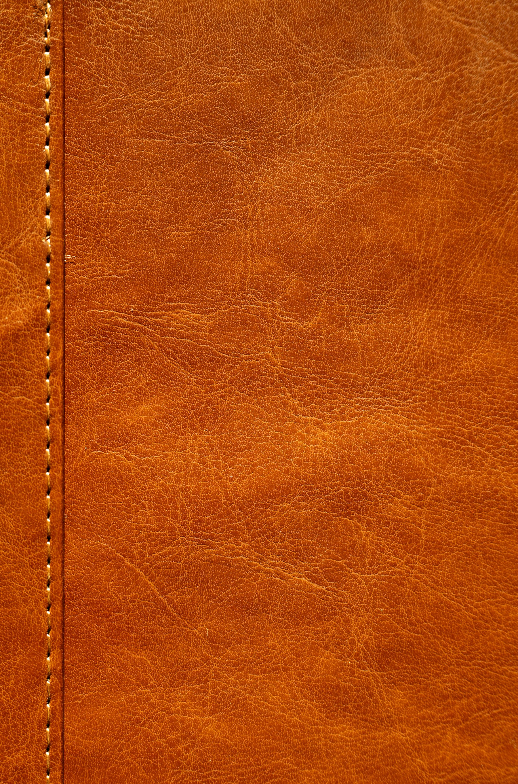 Close-up of brown leather